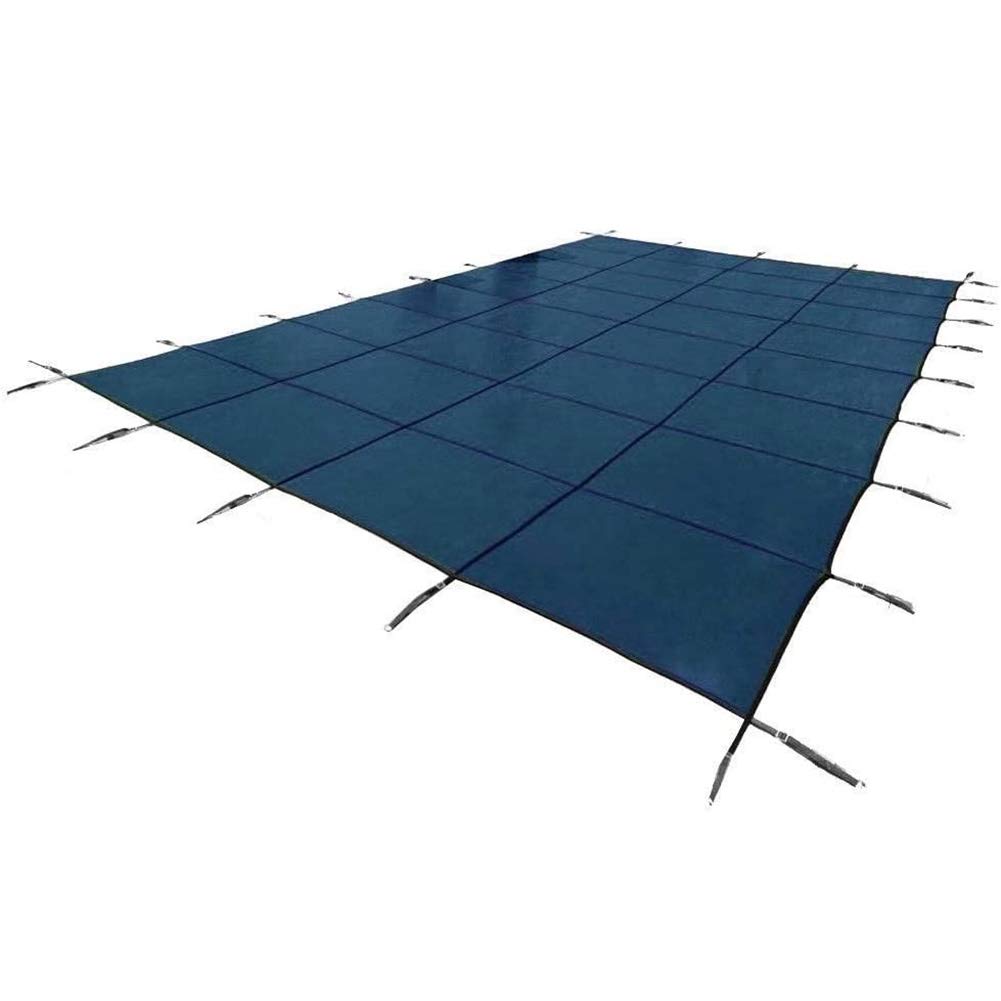 Cobertor Solar para Piscinas Cubiertas grandes para piscinas en el suelo, cubierta segura para piscinas con diseño de prevención de nieve en invierno, fácil instalación (incluye todo el hardware nece