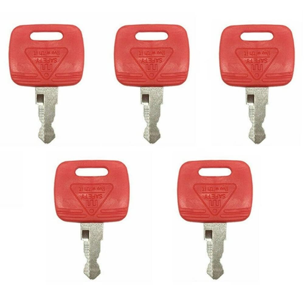 5 chiavi di accensione di ricambio RE183935 per trattori agricoli John Deere OEM RE183935 RE43492 RE71557