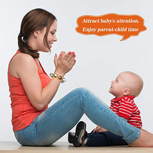 Homgaty, 4 braccialetti da polso multicolore con