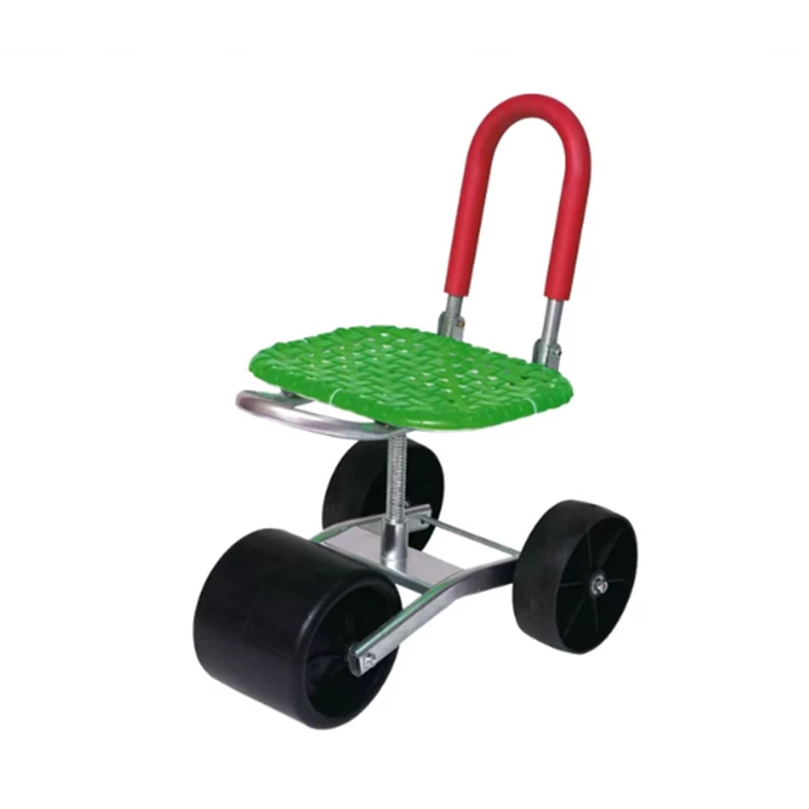 Carrello da lavoro da giardino, sgabello con sedile per anziani, aiuto per giardinaggio e piante