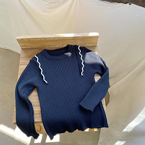 Baby Toddler Girls Sweater Winter Knitted Pullover Kids Crew Neck Long Sleeve Fall Warm Tops2