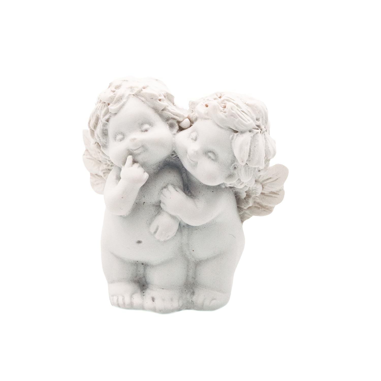 Logbuch-Verlag Star Sign Angel Gemini Igor White Polystone Figure 6-7 cm Gift Birthday Horoscope Guardian Angel Lucky Charm Decorative Item