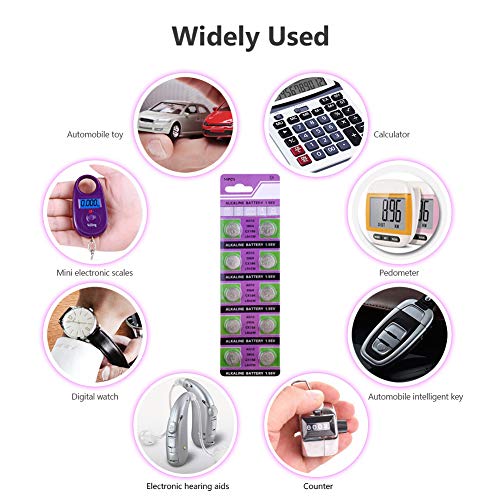 Cotchear 10Pcs Lr43 Batteries 1.5V Ag12 Button Cell Battery L1142 Sr43 Sr43 260 386 Battery For Watch Toys #TOP5