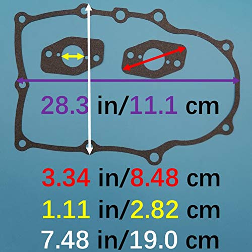 Image of Complete Engine Rebuild Gasket Set Kit Compatible with 808617 809075 842658 842663 380400 380700 371400 Vertical Horizontal New Z470
