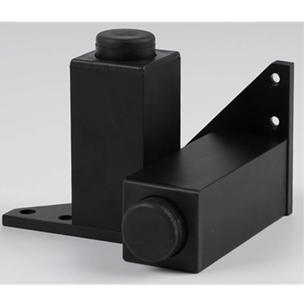 4 Pcs Noir Pieds Réglables De Meubles, Pieds Hypoténuse De Meubles En Alliage D'Aluminium, Pieds