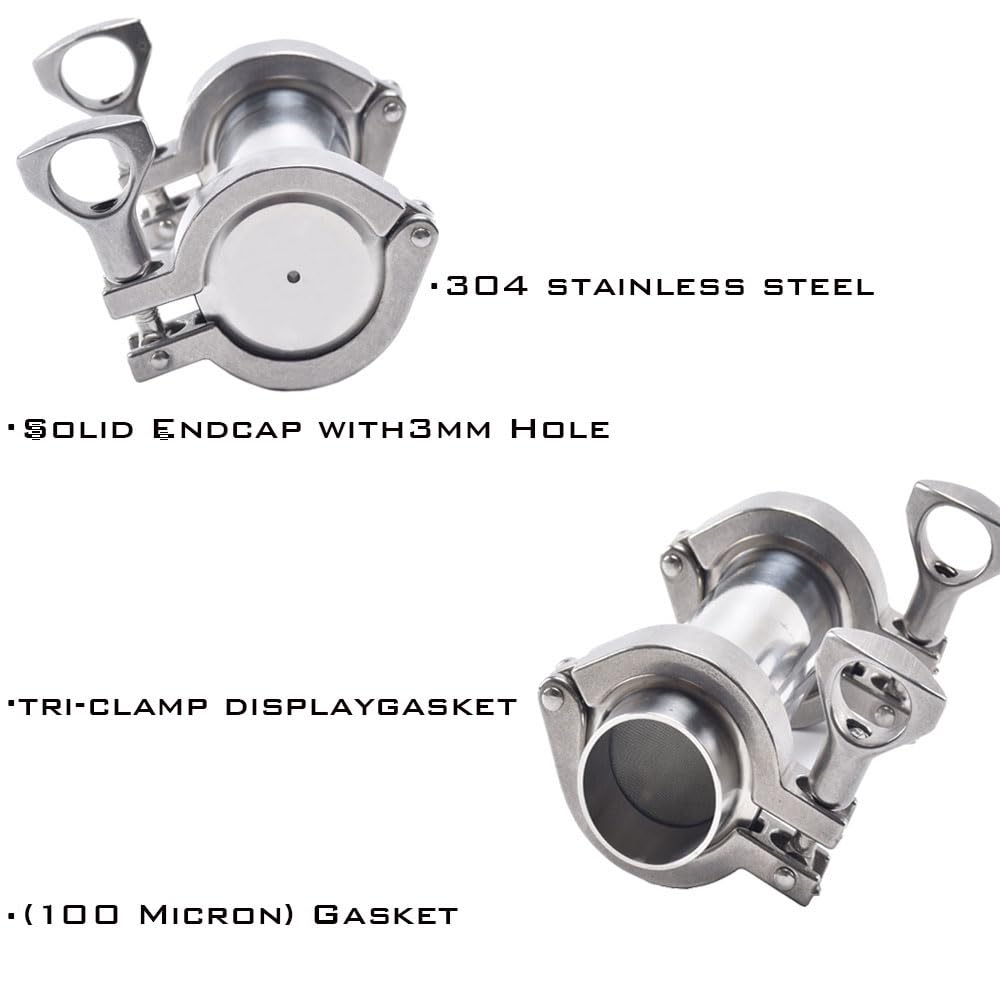 PEEM Open Extractor (with Uniform Spray Head), Closed-Loop Extractor, Stainless-Steel Extraction Tube, Extraction Tube for Vegetable Oil (90g/12")