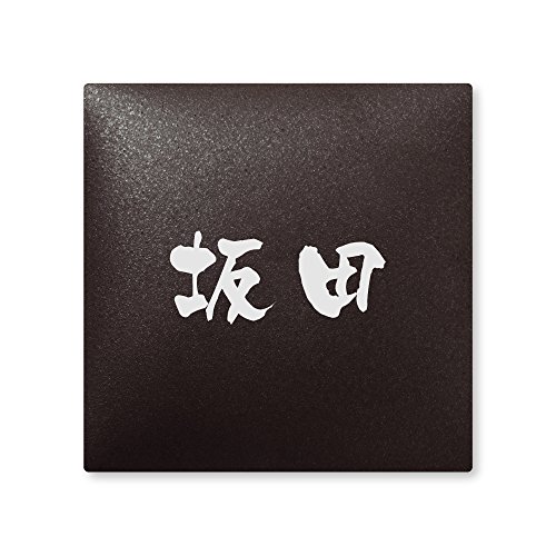 丸三タカギ 彫り込み済表札 【 坂田 】 完成品 アークタイル AR-2-1-3-坂田