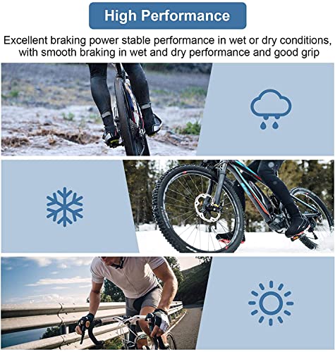 Lingque 1 Pairs Disc Brake Pads, Semi-Metallic Resin Bike Brakes Pad Compatible With Shimano, Zoom And Electric Scooter #TOP3