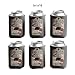Title: VictoryStore Houston Texas Can Coolers – Armadillo The Other White Meat” Design, Set of 6 Foldable Beverage Coolers, 16 oz Drink Sleeves for BBQs and Parties
