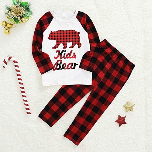 Matching Family Pajamas Set Christmas Pants Cotton Pjs Set Bear Pajamas for Family4