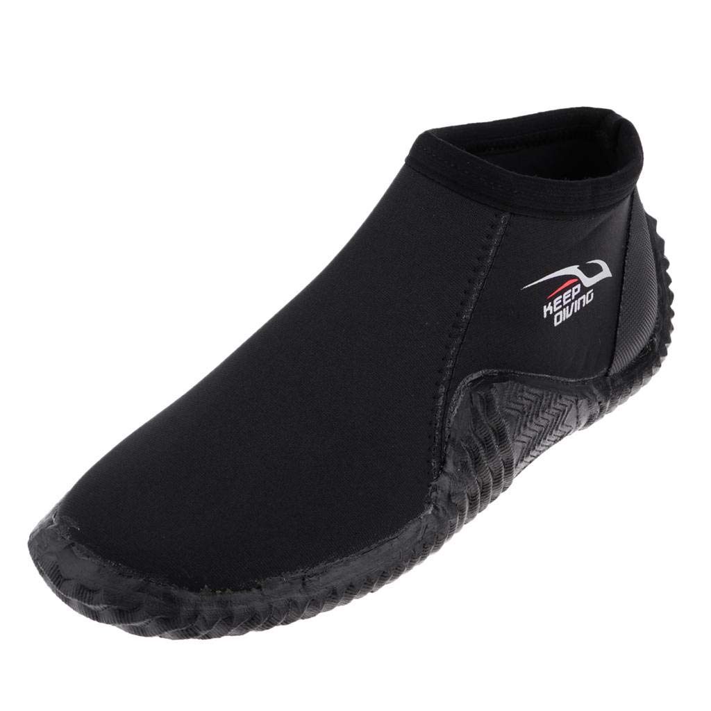 Colcolo Stivali da Sub Acquatici in Gomma Neoprene 7mm, Nero, 2XL