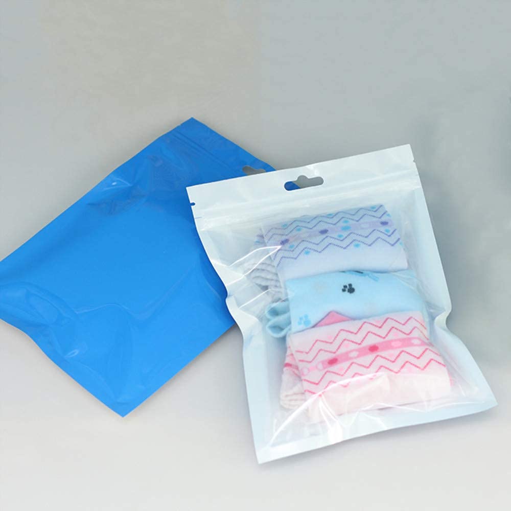 100 pezzi richiudibili con cerniera in plastica autosigillante for(8.7x11.8 Inch)