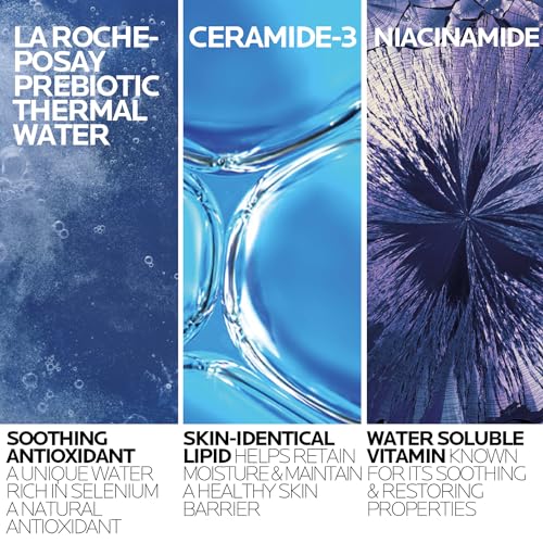 La Roche-Posay Toleriane Purifying Foaming Facial Cleanser, Niacinamide + Ceramides + Prebiotic Thermal Water, Oil Free Face Wash For Oily Skin, Pore Cleanser Safe For Sensitive Skin, Soap Free
