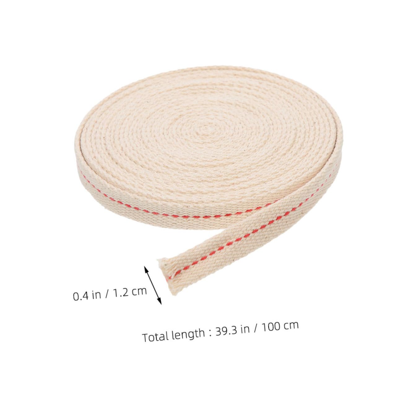 GRIRIW Flat Wick for Oil Lanterns Cotton Kerosene Lamp Wick Emergency Light for Home