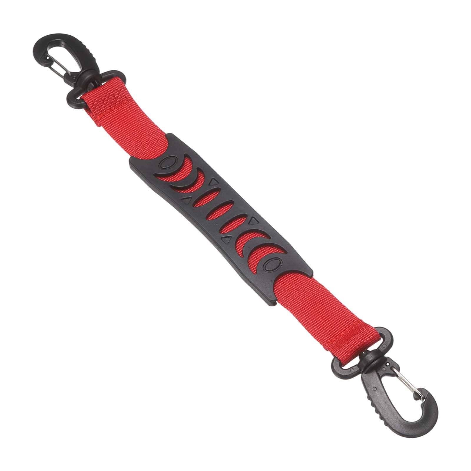YELARXI Roller Skate Lifter, Skate Leash with Carrying Handle Buckle Fixing Accessory 13 Inch & 2 Pack & Nylon & Red - Fitting for (Ski Boots/Snowboard Shoes/Skating Shoes)