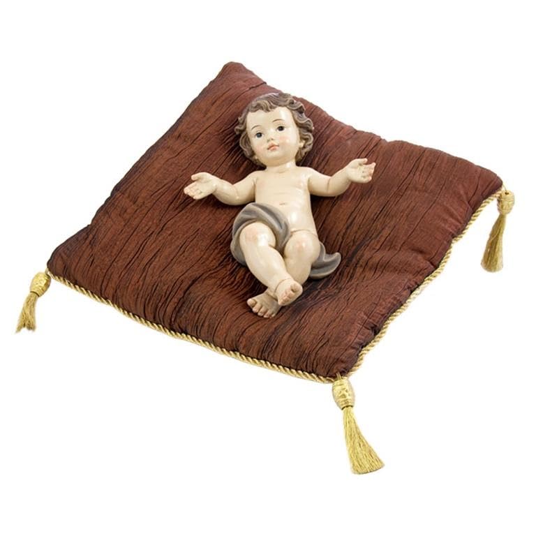 Enfant Jésus en résine figurine de Noël pour crèche traditionnelle 17 x 8 x 23 cm