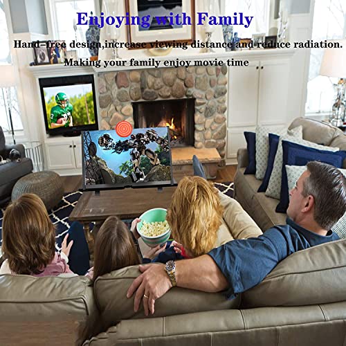 16" Screen Magnifier For Cell Phone - Mobile Phone 3D Hd Magnifying Projector Screen Enlarger For Movies, Videos And Gaming – Foldable Phone Stand With Screen Amplifier–Compatible With All Phones #TOP4