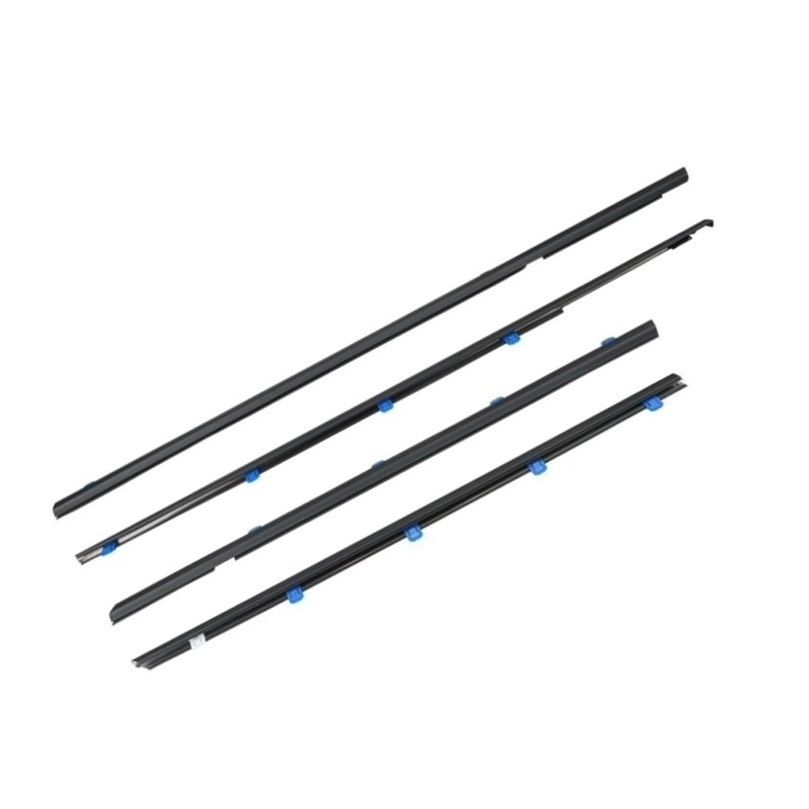 Spamfafghq One Color Car Window Weatherstrips For Civic 2012-2015 Rubber Door Moulding Trim Belt Outer Glass Sealing Belts