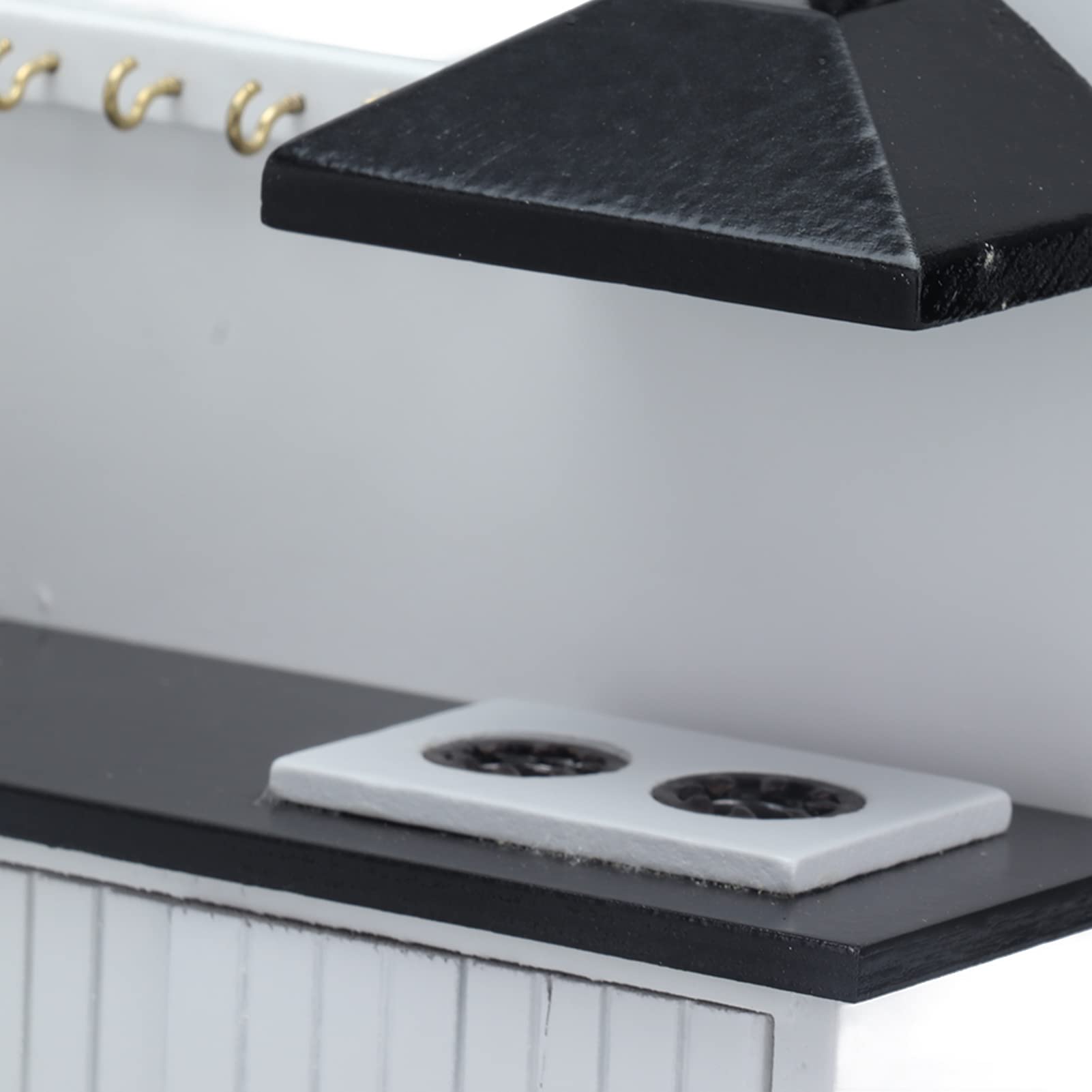 Cucina della Casa delle Bambole con Set di Mobili in Legno in Scala 1:12