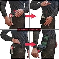 Vista 4 de Actualización 1000D láser corte Ifak bolsa Molle, táctico Molle EMT cinturón bolsas de primeros auxilios para mochila cinturón