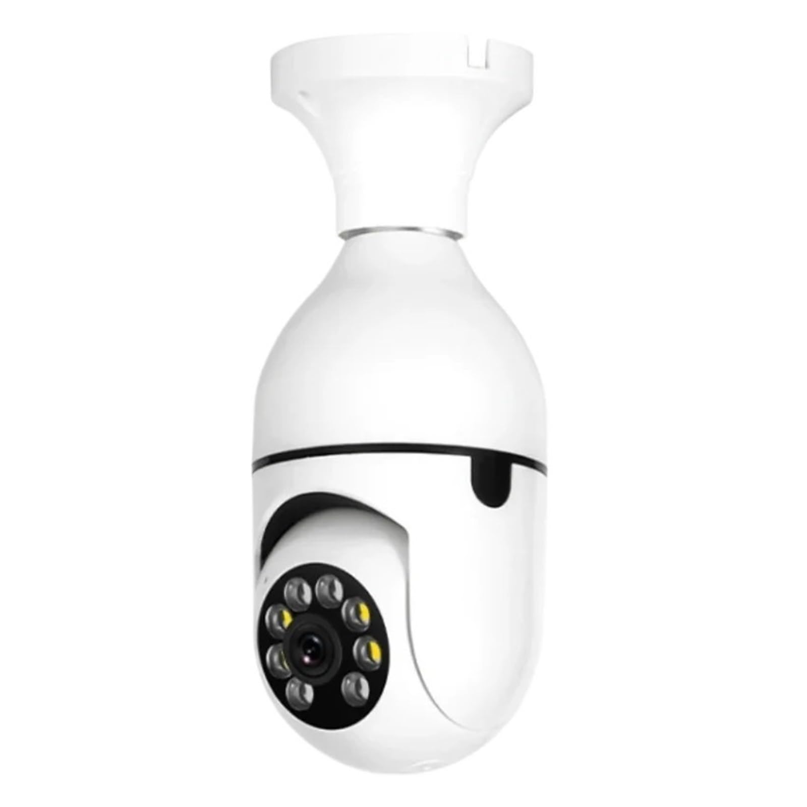 JVDDI 2MP Bulb E27 Surveillance Camera 1080P Full Color Night Vision Automatic Human Tracking Zoom Indoor Security Wifi Mini IP Camera(1080P Add 64G)