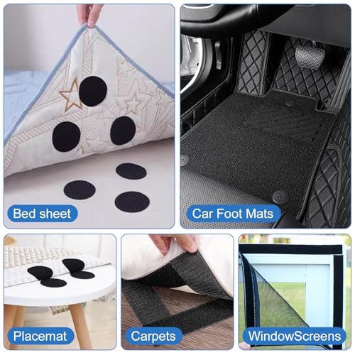 Klettband Selbstklebend Extra Stark, 11cm x 2M Klettverschluss Selbstklebend Extra Breit, Doppelseitiges Klettband zum Nähen Klettverschluss Band für Sofa, DIY Handwerk, Startseite und Büro