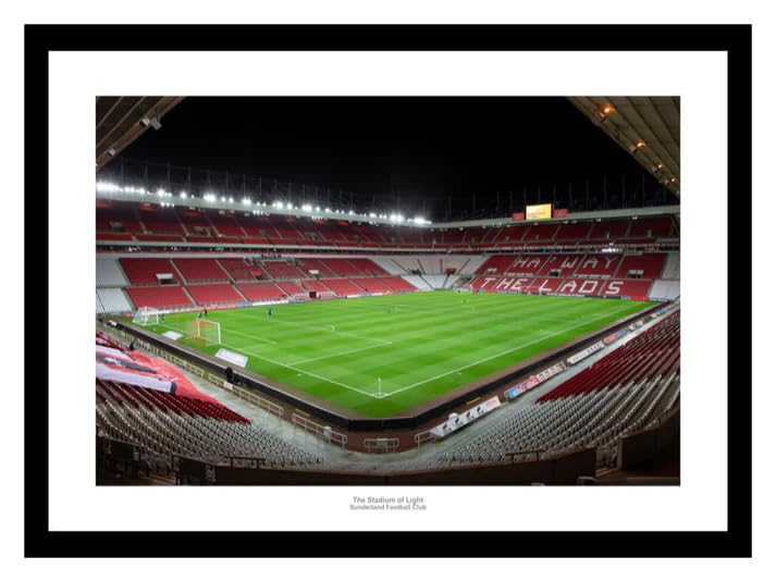 Sunderland Stadium of Light Framed 60x40cm Photo Memorabilia