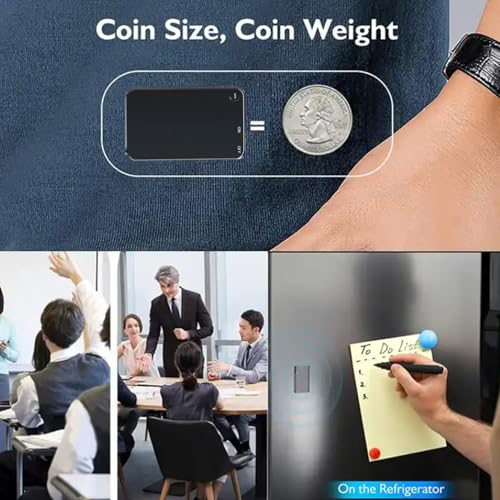 Image of SECURINNOV 64gb Slimmest Mini Digital Voice Activated Audio Recorder Inbuilt Memory with 750 Hours Recording Capacity and 30 Hours Battery Time After Single Charge, Metal Case