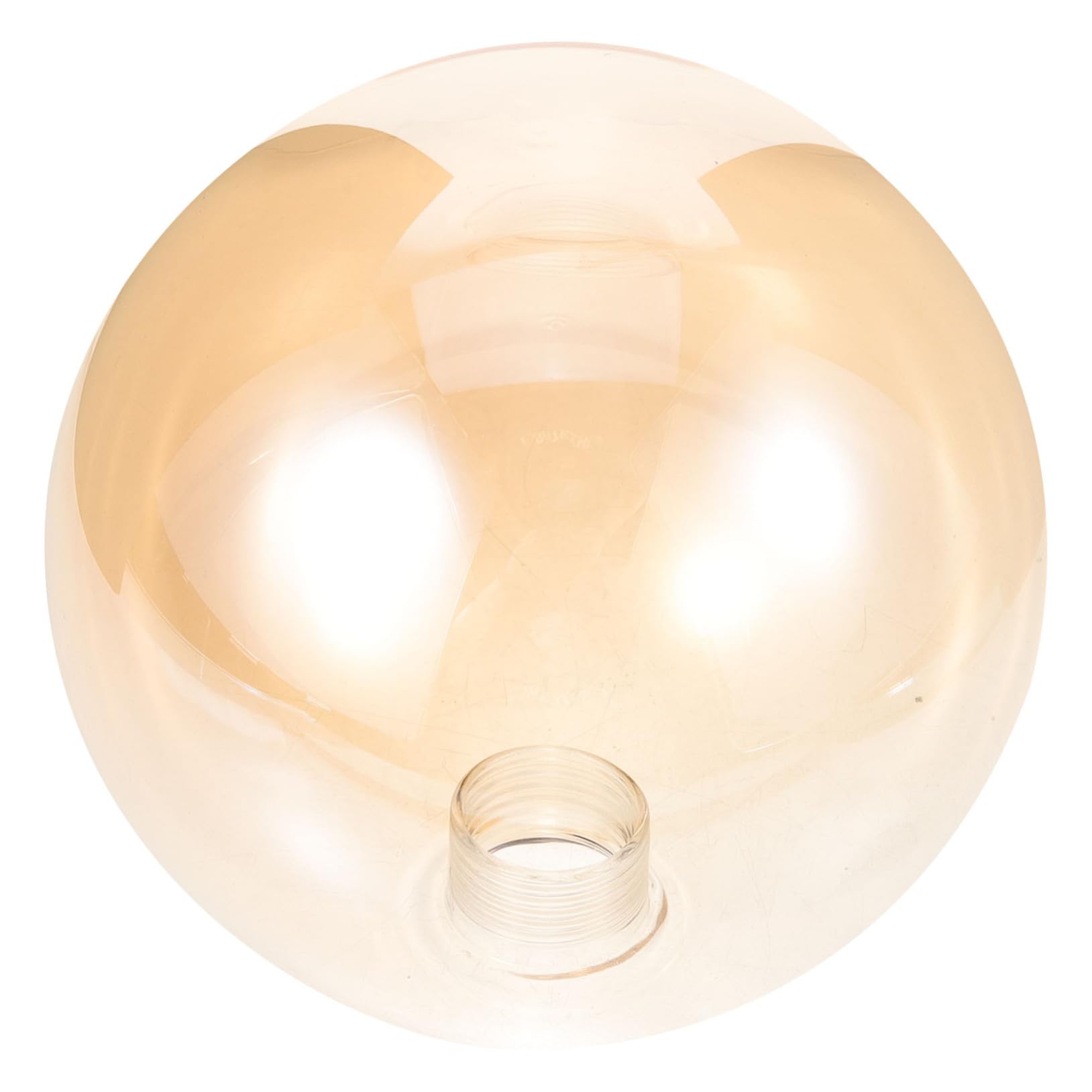NUOBESTY 3 Pezzi Paralume a Sfera Ambra Ombra Del Globo Leggero Sostituzione Paralume Globo Ambra Chiaro Lampada Arancione Per Lampade Da Tavolo Glassato Colorato Bicchiere