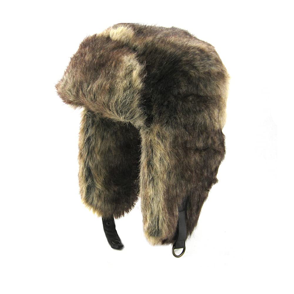 NONMON Chapeau De Trappeur Hiver Unisexe Homme Femme Chapka Bonnet D'aviateur Tropper Russe En Fausse Fourrure Avec Masque Amovible Et Oreille Chaude - 8