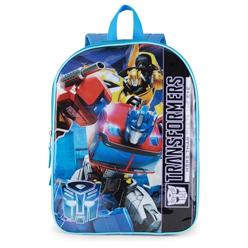 La Mejor Selección de Transformers prime comprados en linea. 25 Hasbro Transformers - Mochila para niños de 15 pulgadas | Bolsa de libros Cool Transformers para niños | Correas acolchadas y compartimento grande con cierre | Transformers Back...