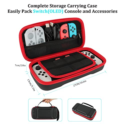 image for WEILE Accessories Bundle Pack for Nintendo Switch OLED Model(2021), Fa
