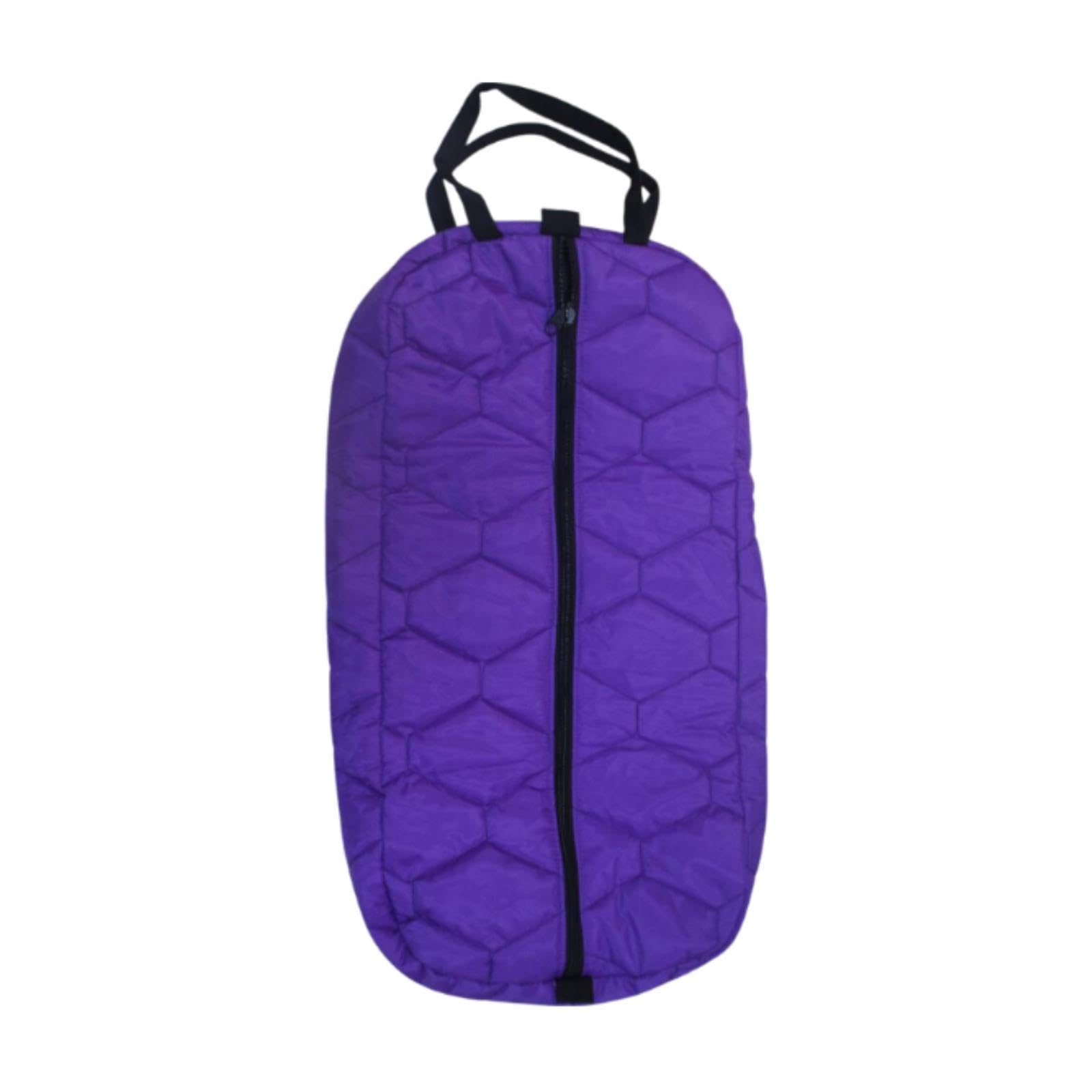 Horses Bridle Bag Pouch Portable for Equestrianism Sports Horse Gear Storage Purple-image-16