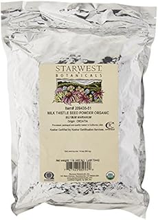 Starwest Botanicals Organic Milk Thistle Seed Powder, 1 Pound