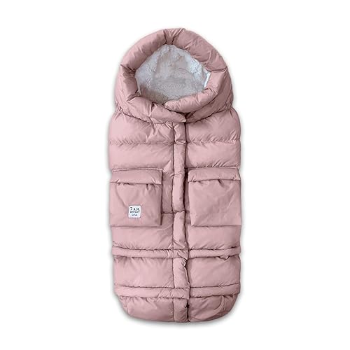 7AM Enfant - Manta para cochecito 212 Manta ajustable con cremallera para bebés de invierno, unisex, con forro polar, cálido, con capucha,