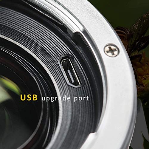 EF-EOS M2 Lens Mount Adapter Auto-Focus 0.71x Speed-Booster Compatible for Canon EF Lens and Canon EOS-M (EF-M Mount) Cameras M M2 M3 M5 M6 M10 M50 M100