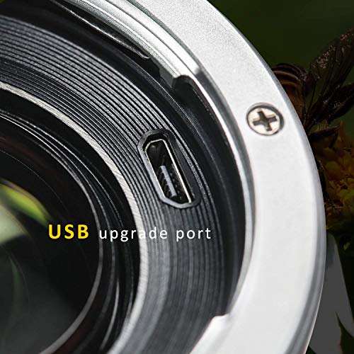 Lens Mount Adapter Ef-Eos M2 Auto-Focus 0.71X Speed-Booster Control Ring For Canon Ef Lens To Canon Eos-M (Ef-M Mount) Mirrorless Cameras M M2 M3 M5 M6 M10 M50 M100 #TOP4