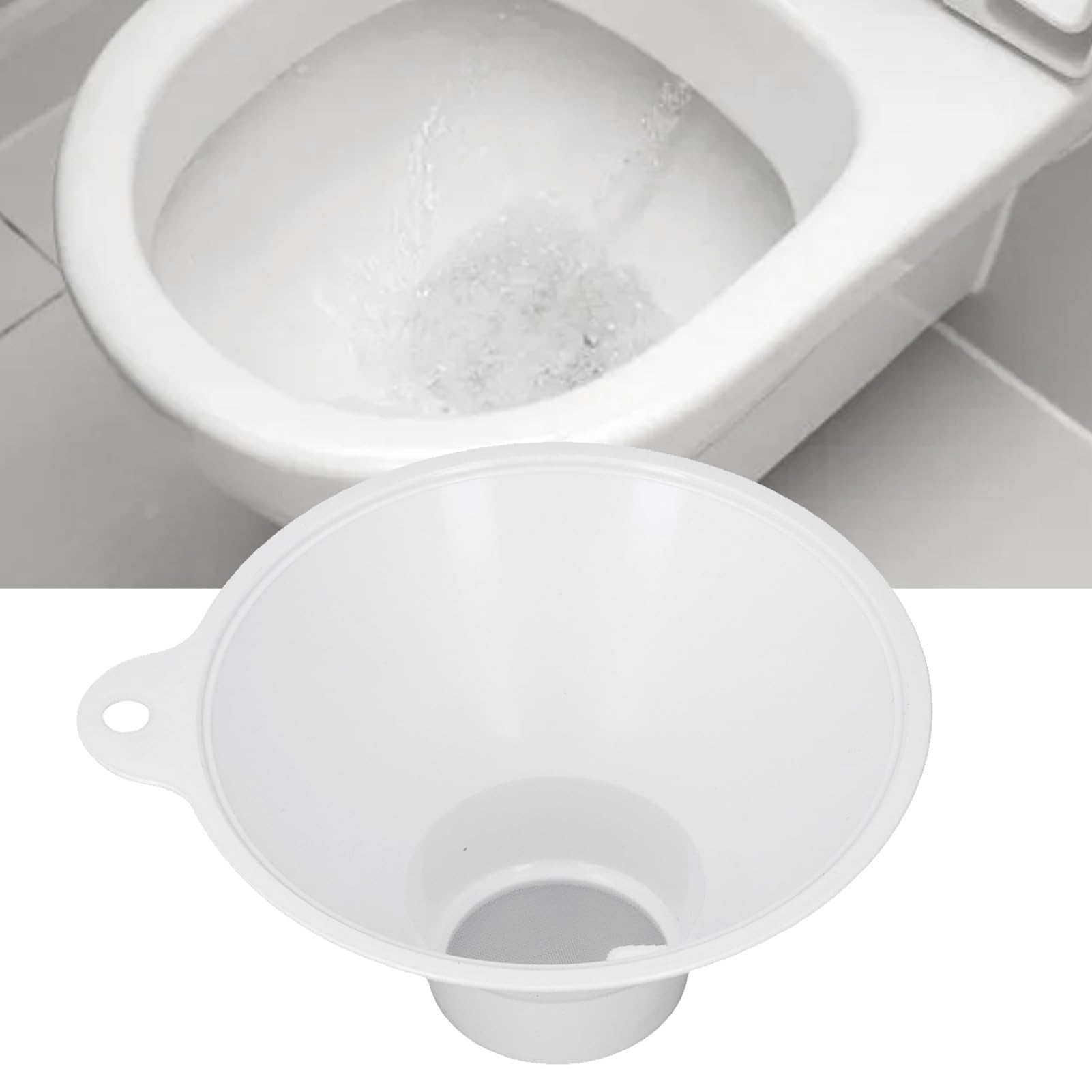 Asixxsix 10pcs Calculi Crépine Collecteur de Pierres Rénales, Entonnoir de Crépine en Pierre Rénale avec Filtres D'écran en Filet pour L'urine et Pipi pour Analyse des Tests