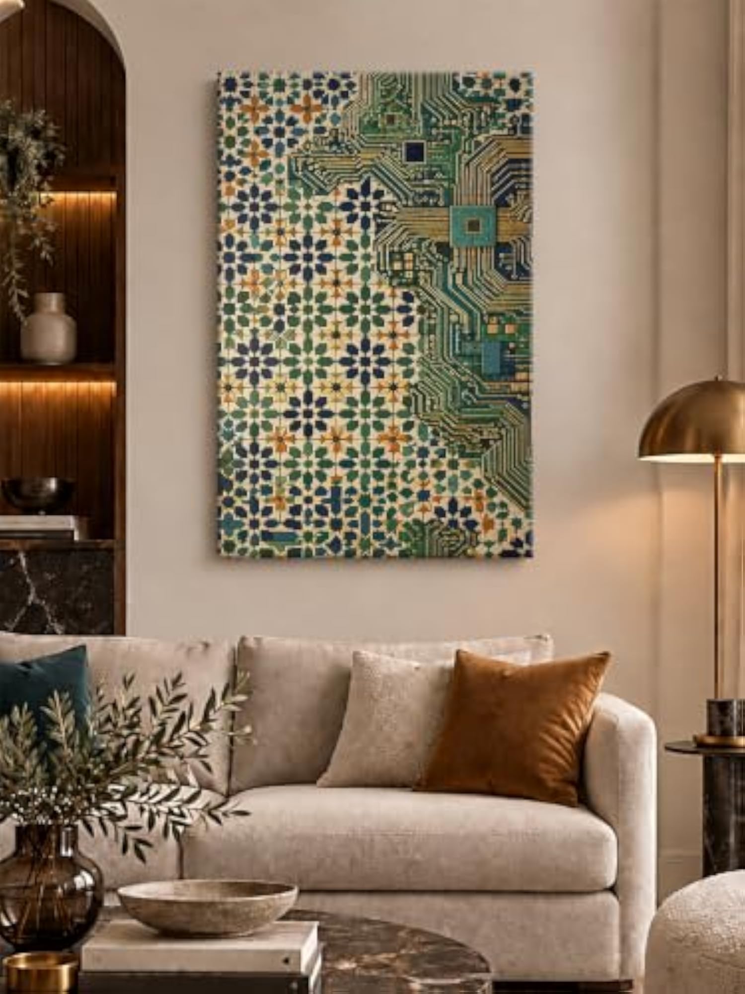 Modern Abstract Wall Decor for Living Room & Office