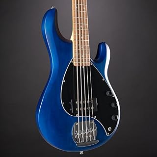 Sterling by Music Man StingRay RAY5 Trans Blue Satin – Basses électriques 5 cordes - Les Beatles, Paul McCartney, John Lennon, RIngo Starr, George Harrison Sterling by Music Man StingRay RAY5 Trans Blue Satin - Basses électriques 5 cordes – Image 6