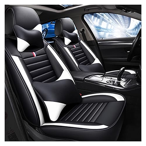 Housse de siège auto en polyuréthane blanc pour Alhambra avec oreiller cervical ergonomique intégré