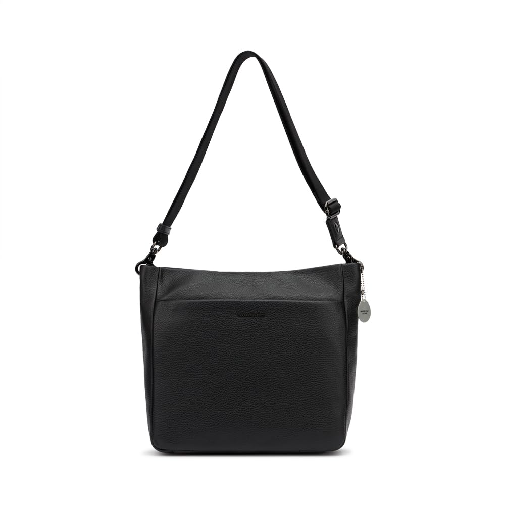 Mandarina Duck Mellow Leather Crossover Women's, Black, Taglia Unica