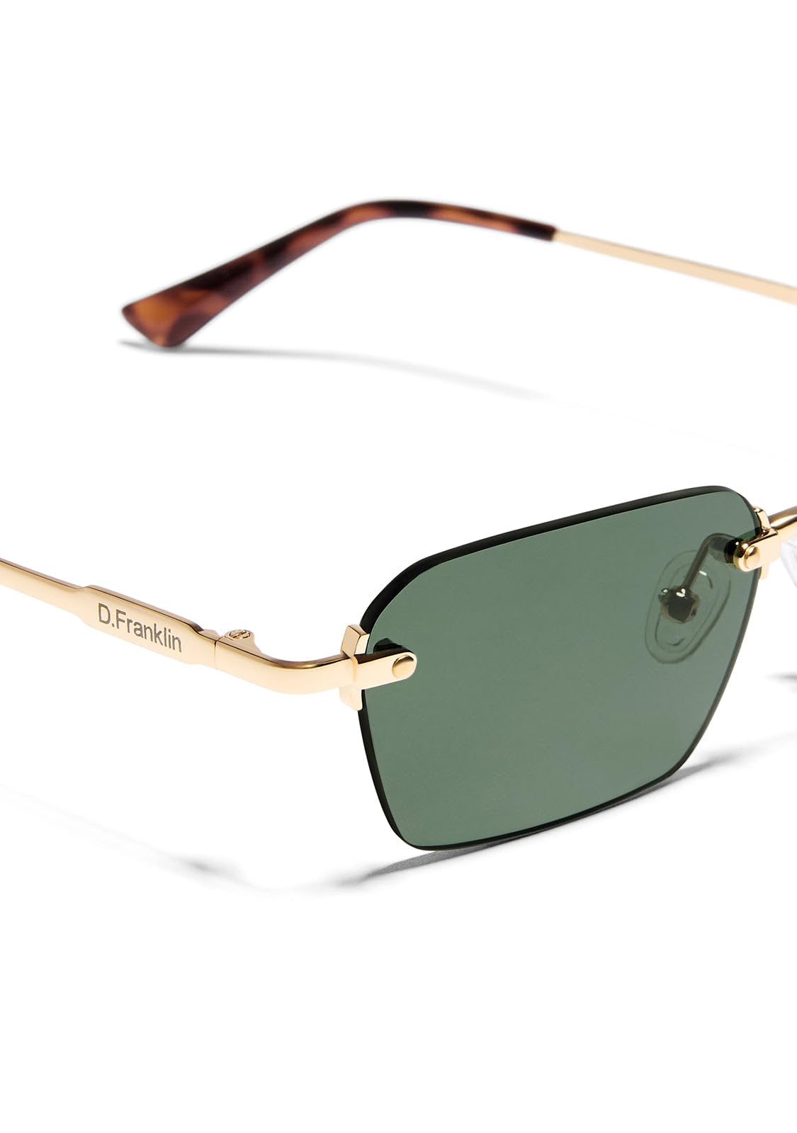 D.Franklin Occhiali da sole - Unisex - Con lenti protettive UV - Modello smith - Ottagonali - Per uomo e donna - Sunglasses