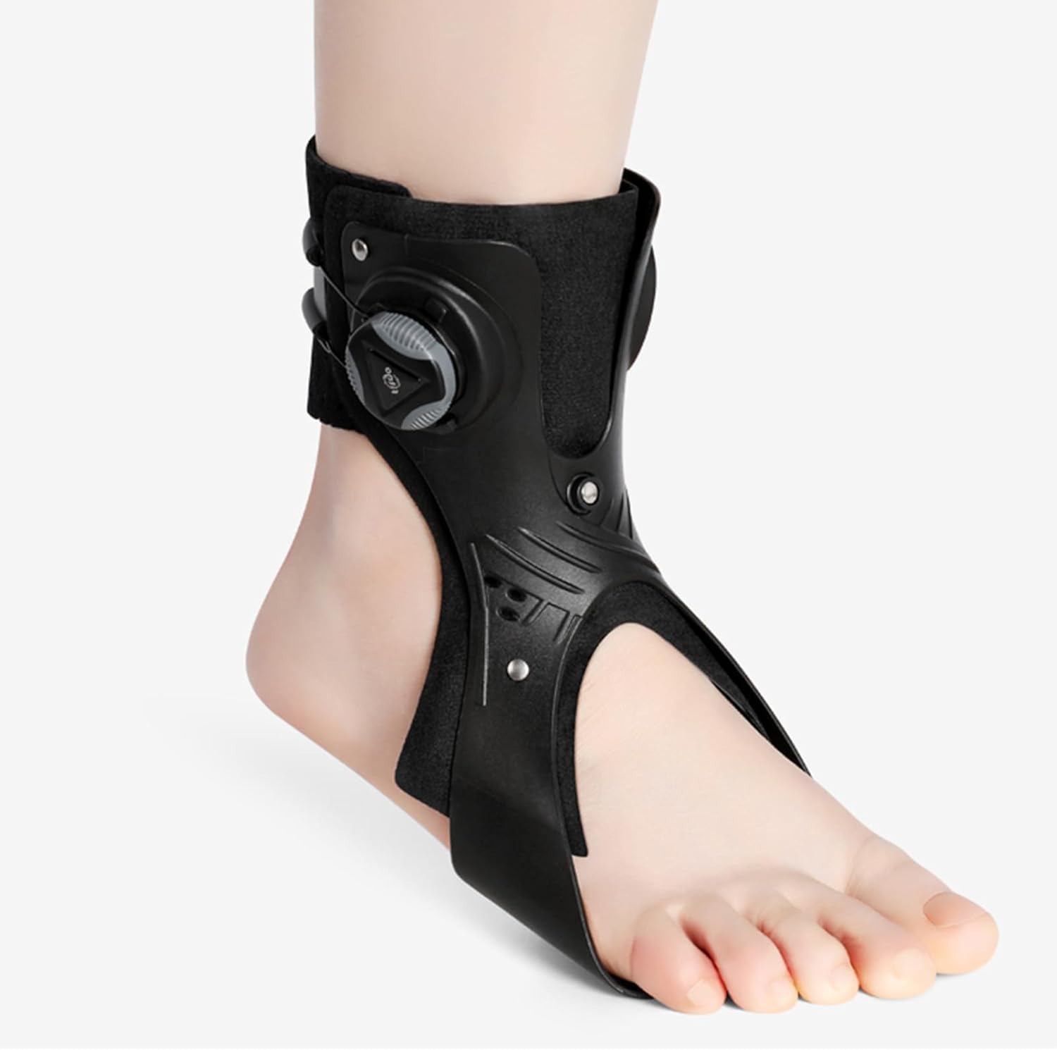 Férula de soporte ajustable para ortesis de tobillo para protección contra hemiplejia