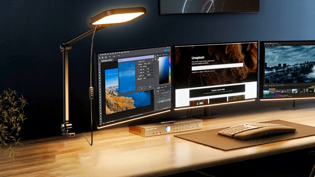 UBeesize Streaming Light (1 Pack), 8" Ring Light For Desk With Clamp And Adjustable Arm, Zoom Lighting For Computer, Video Conference Lighting For Home Office, Video Calls, Streaming, Podcasting - View #9