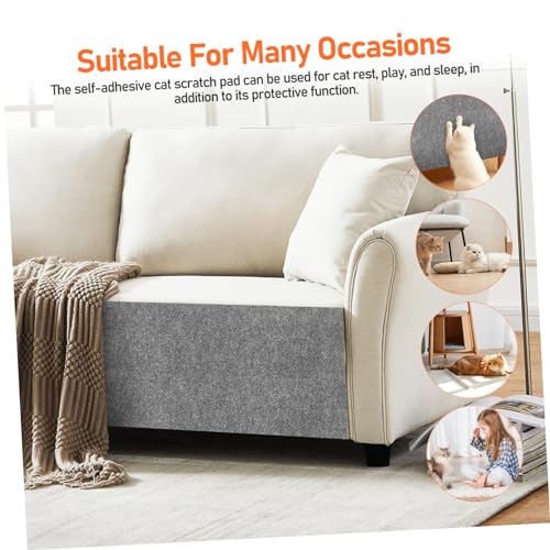 Tapis à griffer pour chat résistant à l'usure avec fixation adhésive stable
