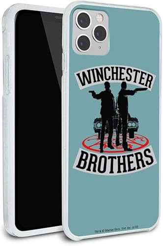 Supernatural Brothers - Funda protectora de goma híbrida para Apple iPhone 8, 8 Plus, X, 11, 11 Pro, 11 Pro Max