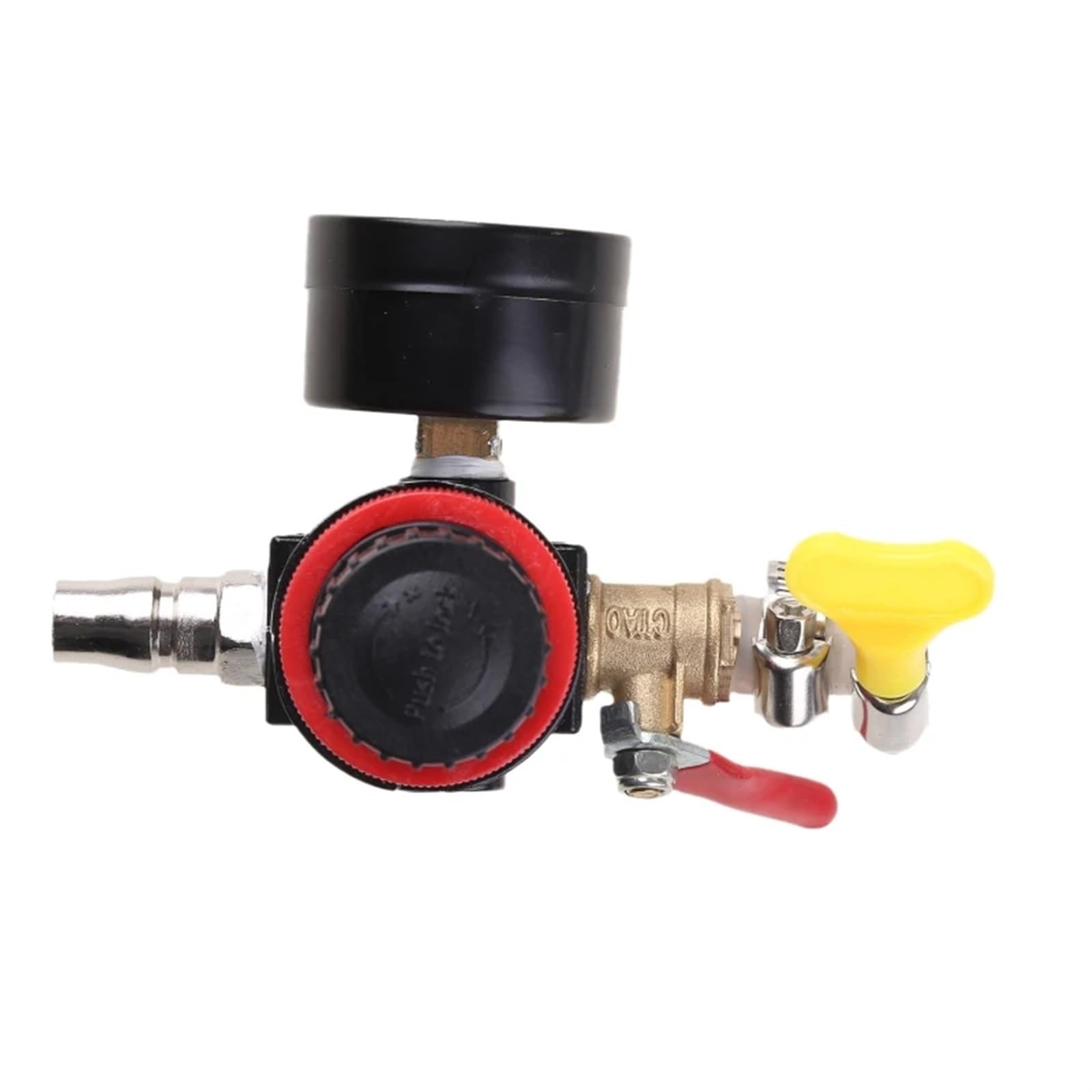 Manómetro, probador de Coche de 50 cm, Agua refrigerante Universal para Coche, Detector de Fugas de Tanque, medidor de presión del radiador