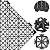 ToLanbbt Modular Interlocking Cushion 12P 11.8" x 11.8" Interlocking Rubber Floor Drain Holes Non-Slip Splicing Drainage Mats for Deck, Shower, Kitchen, Drain Pool, Sauna Bath, Indoor Outdoor (Black)