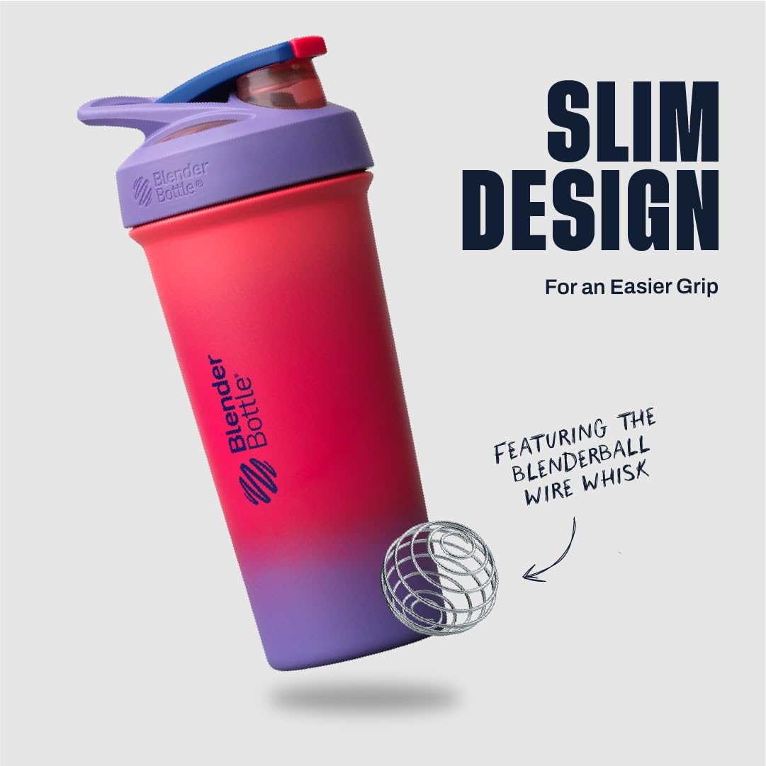 BlenderBottle Sport Flip Stainless Steel Shaker Bottle 24 oz White — Amazon image 11